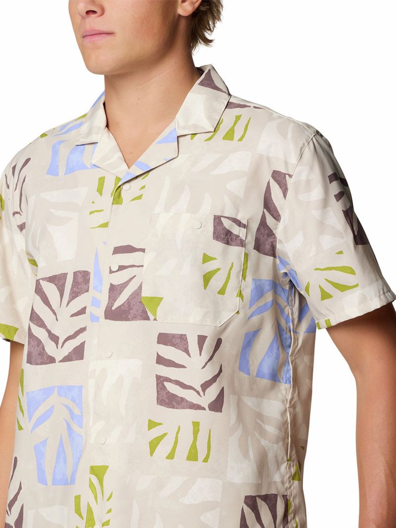 Camisa Manga Corta Trail Sender Gris Mountain Hardwear