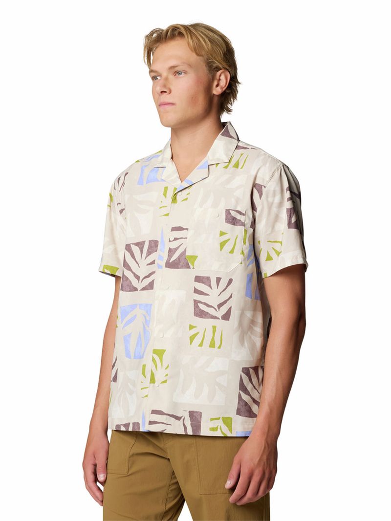 Camisa Manga Corta Trail Sender Gris Mountain Hardwear