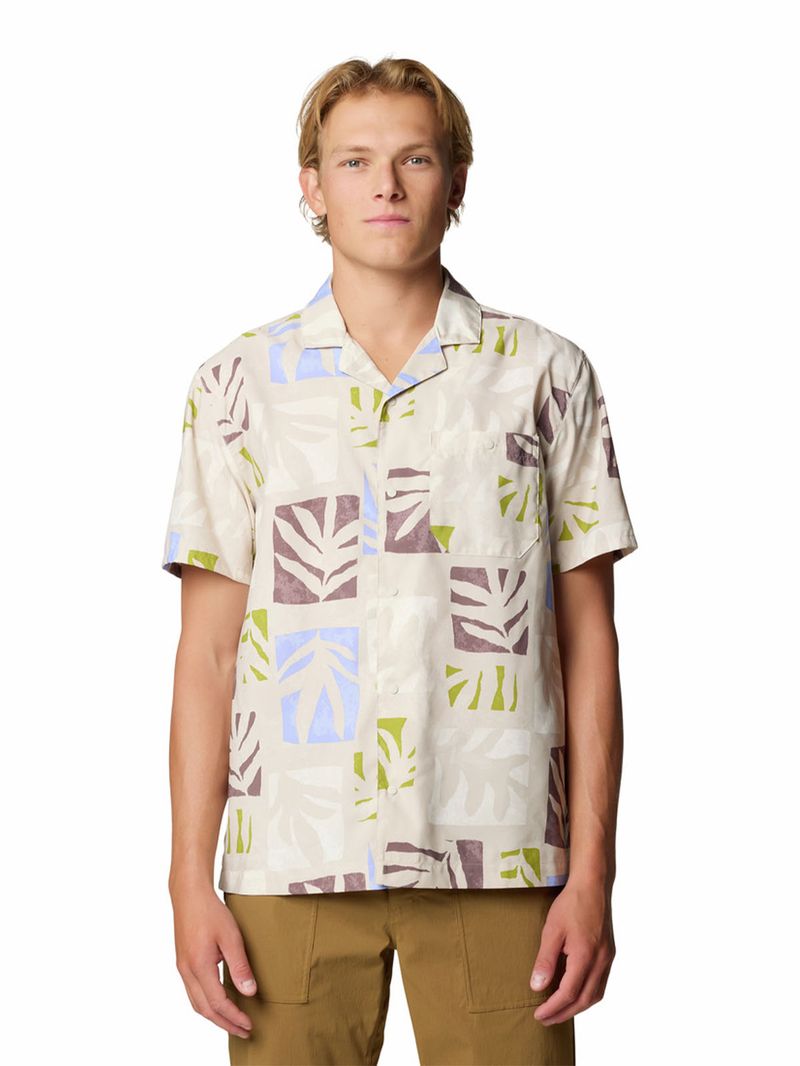 Camisa Manga Corta Trail Sender Gris Mountain Hardwear