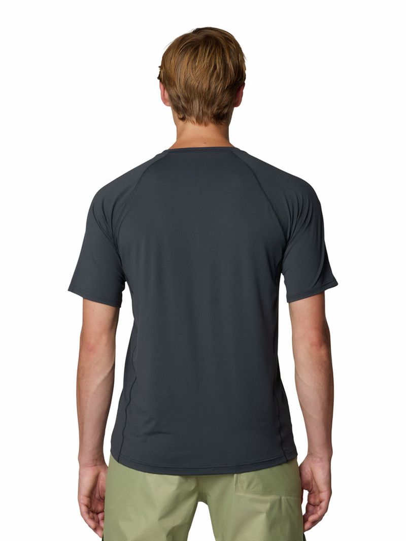 Polera Manga Corta Hombre Crater Lake Gris Mountain Hardwear