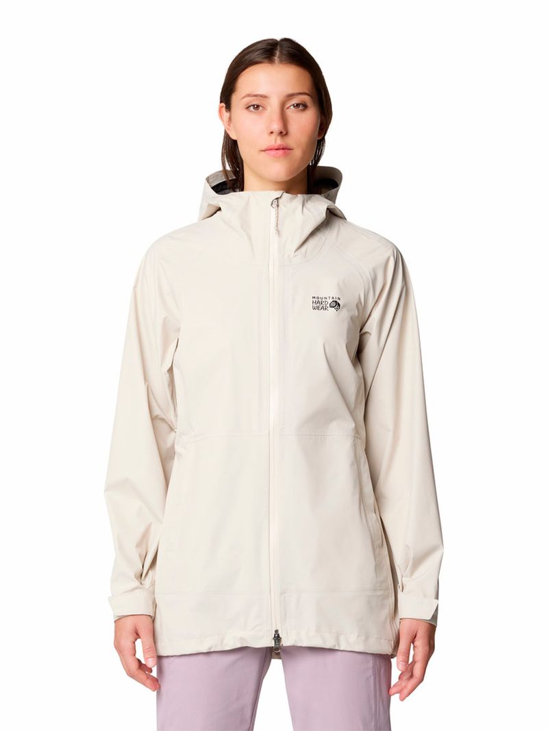 Cortaviento Mujer Threshold Blanco Mountain Hardwear