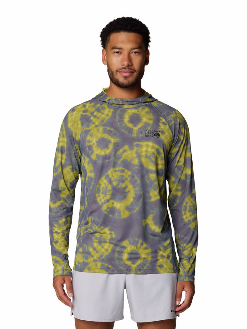 Polera Manga Larga Hombre Crater Lake Azul Mountain Hardwear