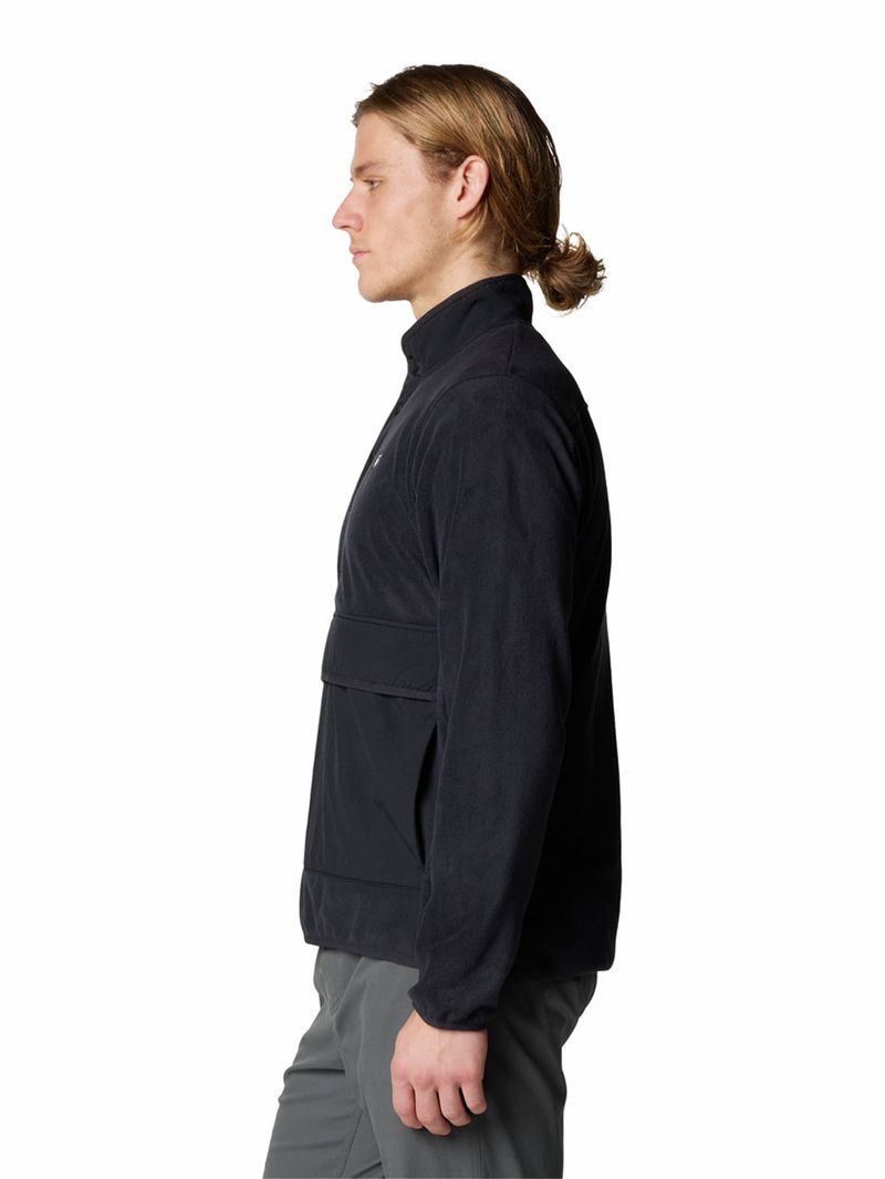 Polar Hombre Microchill Half Snap Negro Mountain Hardwear