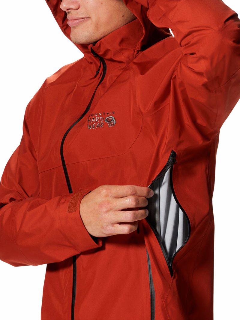 Cortaviento Hombre Trailverse  Rojo Mountain Hardwear