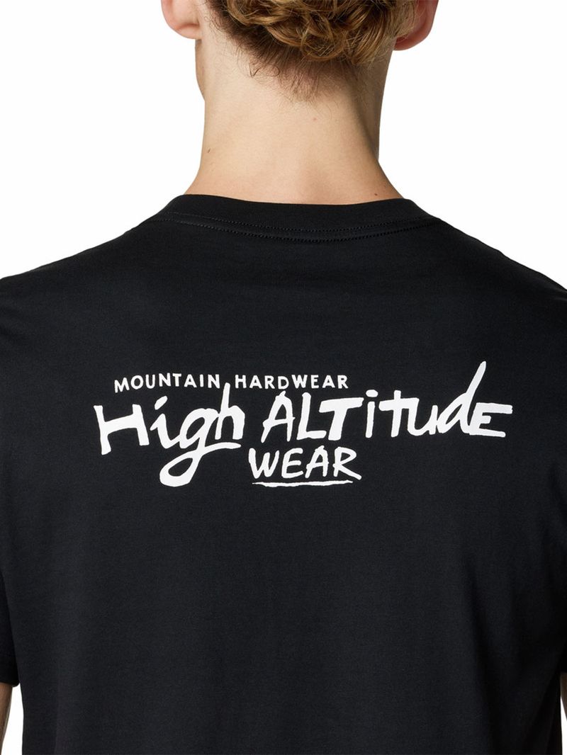 Polera Manga Corta Hombre High Altitude Negro Mountain Hardwear