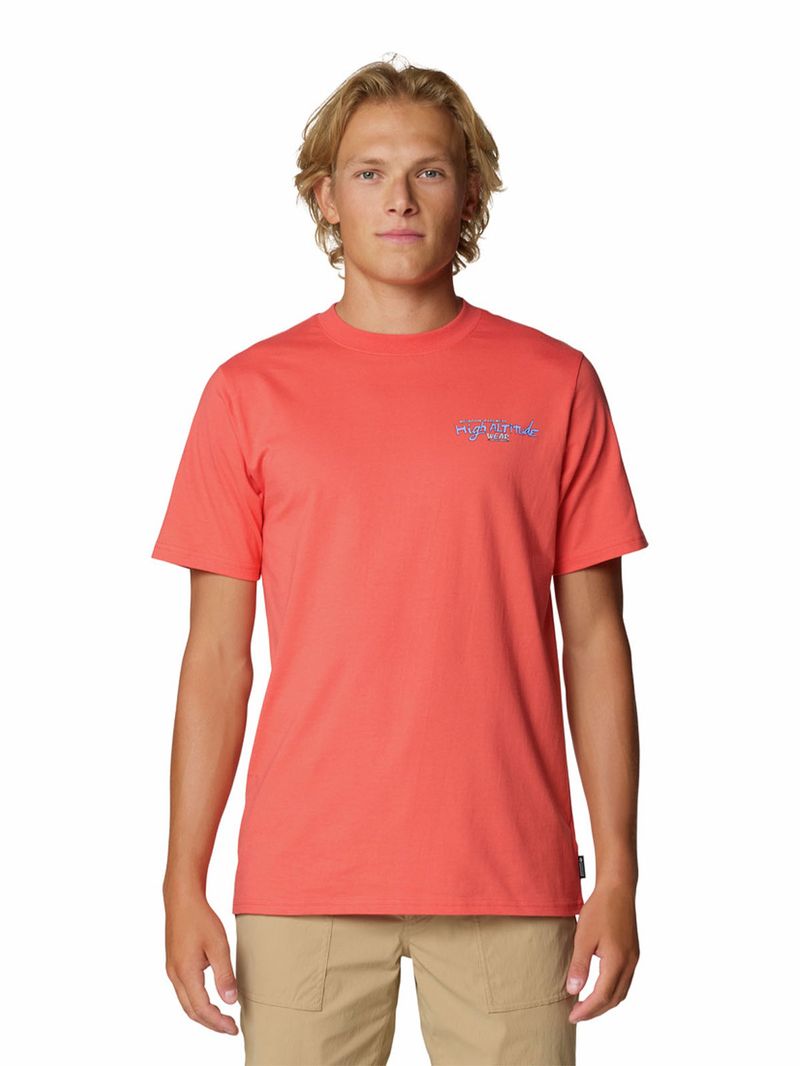 Polera Manga Corta Hombre High Altitude Amarillo Mountain Hardwear