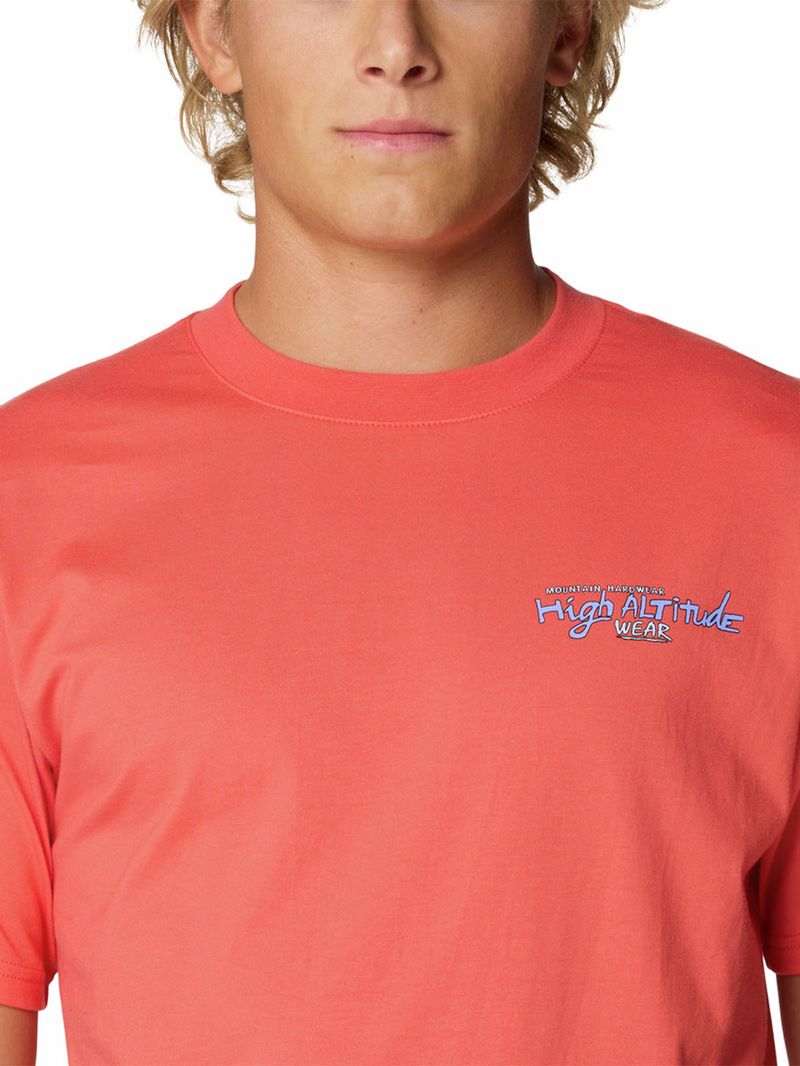 Polera Manga Corta Hombre High Altitude Amarillo Mountain Hardwear