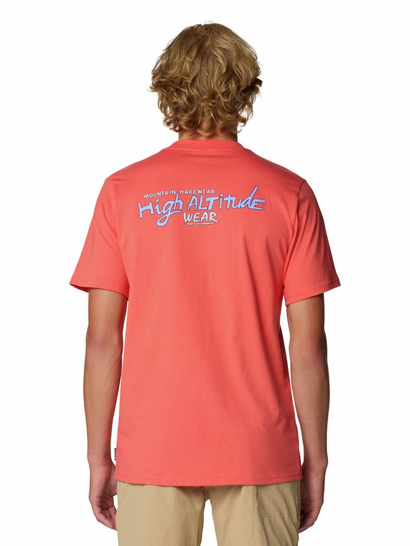 Polera Manga Corta Hombre High Altitude Amarillo Mountain Hardwear