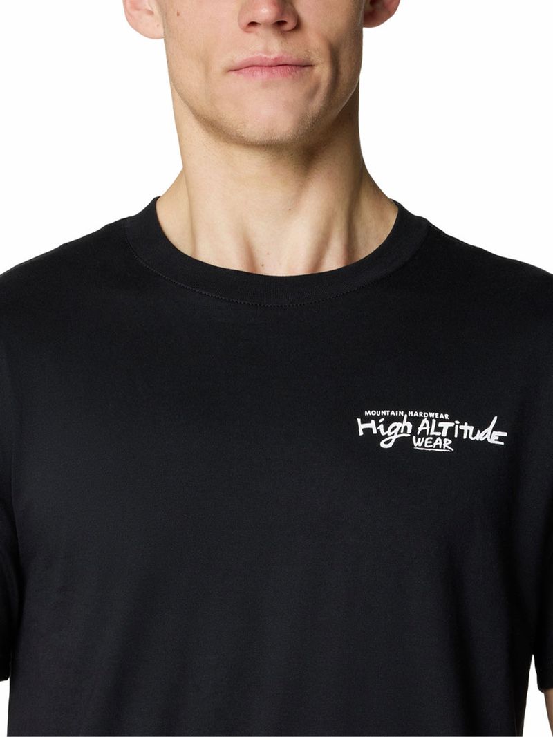 Polera Manga Corta Hombre High Altitude Negro Mountain Hardwear