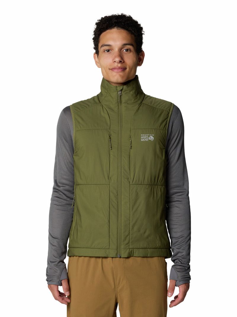 Polera Sin Manga Hombre Kor Airshell Verde Mountain Hardwear