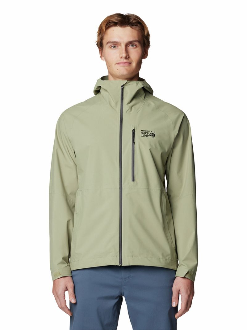 Cortaviento Hombre Stretch Ozonic Verde Mountain Hardwear
