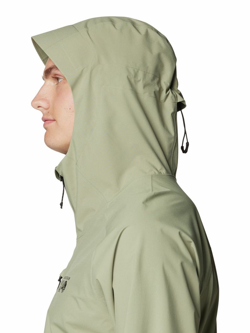 Cortaviento Hombre Stretch Ozonic Verde Mountain Hardwear