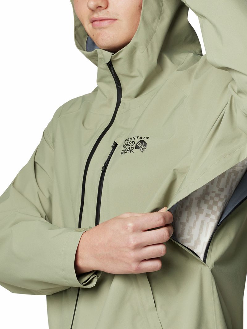 Cortaviento Hombre Stretch Ozonic Verde Mountain Hardwear