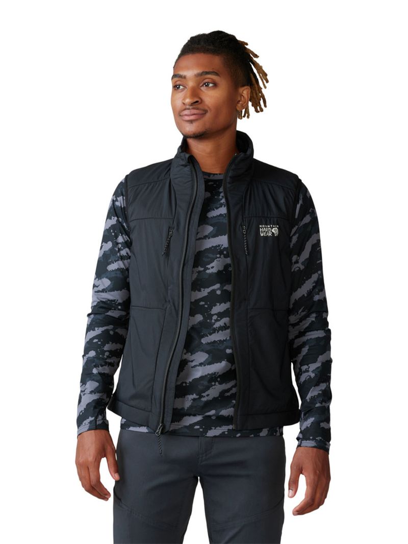 Polera Sin Manga Hombre Kor Airshell Negro Mountain Hardwear