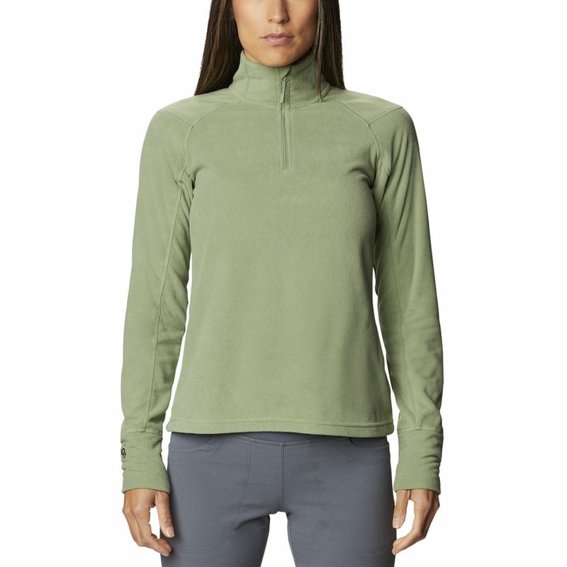 Polar Mujer Microchill 2.0 Verde Mountain Hardwear